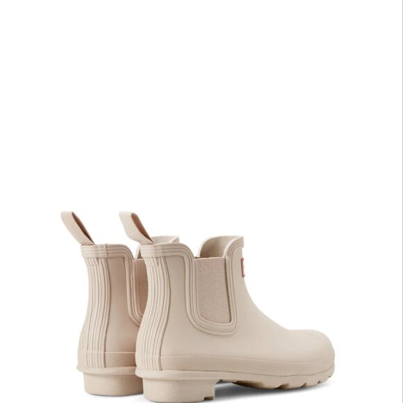 Hunter Women's Original Chelsea Boots in Light Natural - Picture 8 of 12